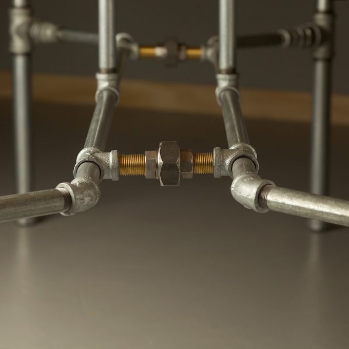 Industrial Plumbing Pipe Dining Table leg kit