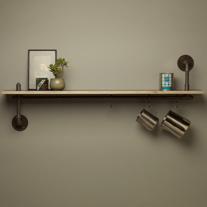 Plumbing Pipe Fitting 'S' Shelf