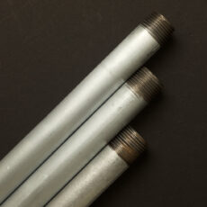 15mm (Half Inch) threaded galvanised pipe set lengths