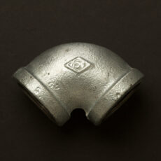 25mm (1 Inch) Gal 90 Degree Elbow Fitting F&F