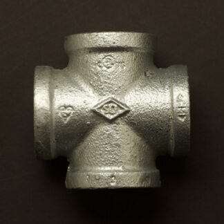 25mm (1 Inch) Galvanised Cross Fitting F&F