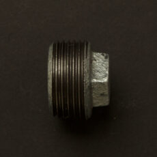 25mm (1 inch) Gal Round plug fitting M