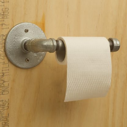 Industrial Plumbing Pipe Toilet Roll Holder