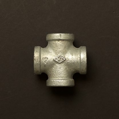 22mm (Half inch) Gal Cross fitting
