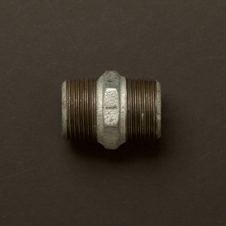 34mm (1 inch) Gal Hex nipple fitting M&M
