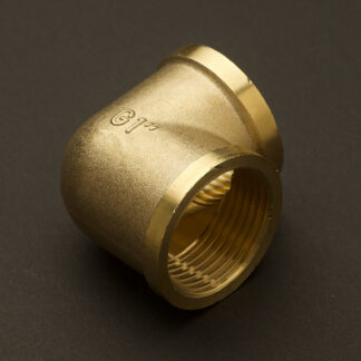 25mm (One inch) Solid Brass 90 degree elbow Fitting F&F
