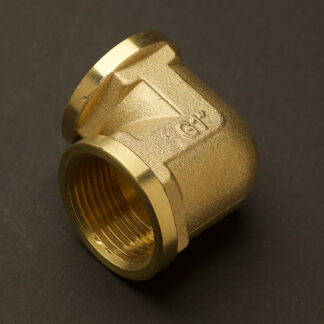 One inch Solid Brass 34mm 90 degree elbow Fitting F&F