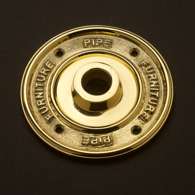 22mm (Half inch) Solid Brass Flange plate