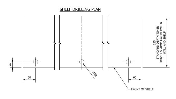 Shelf drilling plan