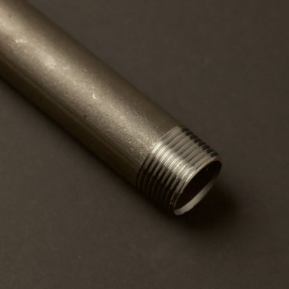 34mm (1 Inch) Black steel Threaded Plumbing Pipe Custom Length
