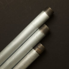 25mm (One Inch) threaded galvanised pipe set lengths