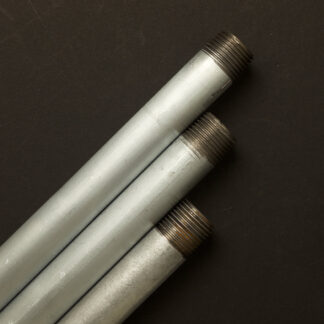 25mm (One Inch) threaded galvanised pipe set