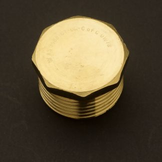 One Inch Solid Brass 34mm plug M