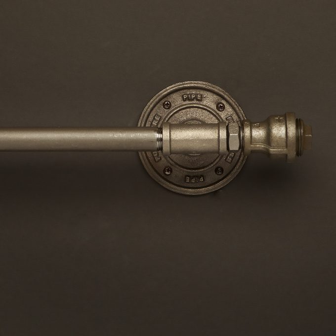 Black steel plumbing pipe curtain rod kit Pipe Furniture