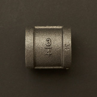 Three Quarter inch Black steel 20mm Socket Coupler Fitting F&F