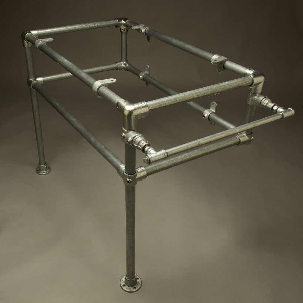 Plumbing Pipe bathroom vanity base