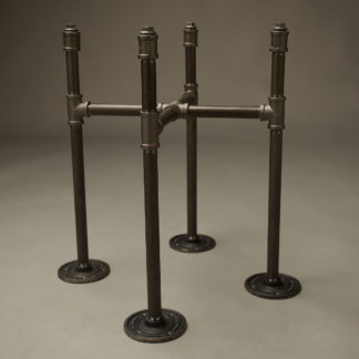 450mm Industrial Plumbing Pipe Plant Stand with flanges