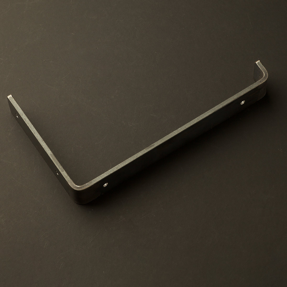 250mm deep plain steel under shelf bracket Raw Steel